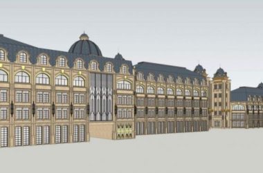 Sketchup商业模型|多层商业，法式古典风格-BIM建筑网