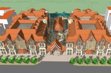 Sketchup住宅模型|珠宝小镇，多层住宅，居住建筑，东南亚风格，古典风格-BIM建筑网