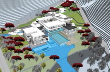 Sketchup酒店模型|多层山地度假酒店，别墅，现代风格-BIM建筑网