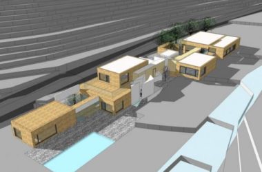 Sketchup酒店模型|多层民宿酒店，现代风格-BIM建筑网