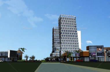 Sketchup综合体模型|多高层混合商业综合体，高层住宅公寓，滨河，现代风格，奥特莱斯-BIM建筑网