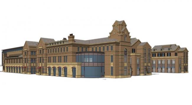 Sketchup商业模型|多层商业街，欧式古典风格