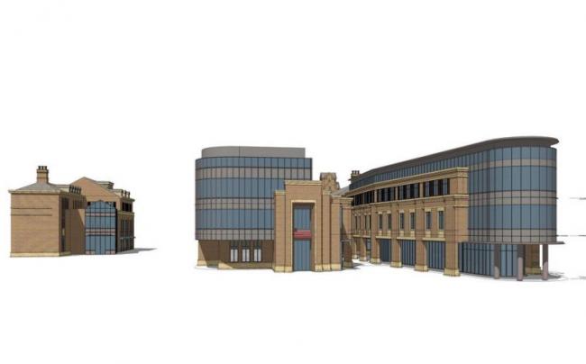 Sketchup商业模型|多层商业街，欧式古典风格