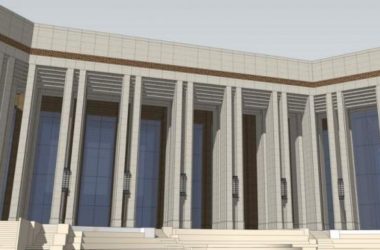 Sketchup办公模型|多层山地办公楼，新古典风格-BIM建筑网