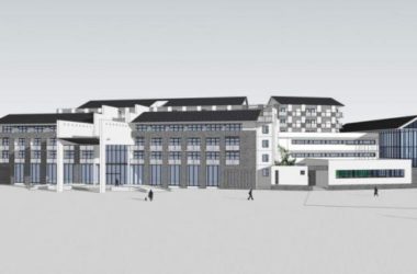 Sketchup酒店模型|多层客栈，商业建筑，酒店，新中式风格-BIM建筑网