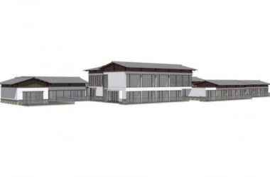 Sketchup酒店模型|多层客栈，新中式风格，商业-BIM建筑网