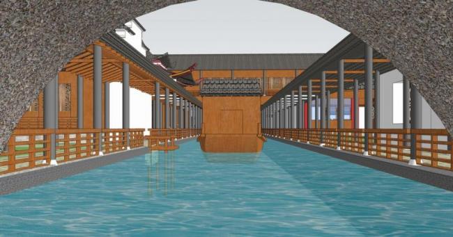 Sketchup古建筑模型|苏州园林建筑，中式风格，中式园林，古建