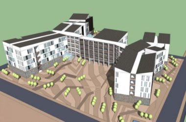 Sketchup学校模型|多层山地学校，中学，校园，教育建筑，新中式风格-BIM建筑网