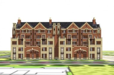 Sketchup住宅模型|高层住宅，洋房，英式风格，居住建筑，古典风格-BIM建筑网