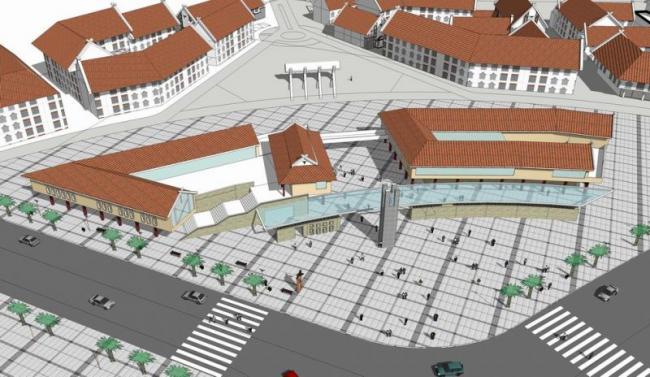 Sketchup酒店模型|多层云南佤族特色接待中心，新中式风格，酒店