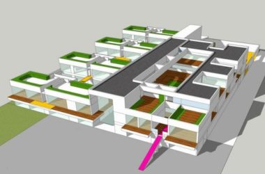 Sketchup学校模型|多层幼儿园，教育建筑，现代风格-BIM建筑网