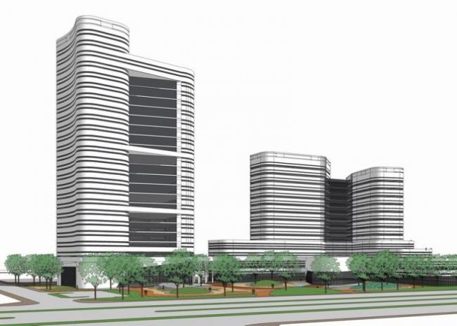 Sketchup酒店模型|高层酒店，办公楼，现代风格