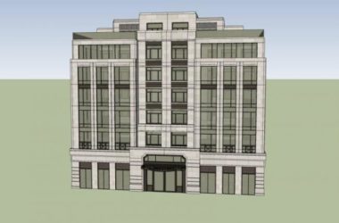 Sketchup住宅模型|多层住宅，居住建筑，现代风格-BIM建筑网