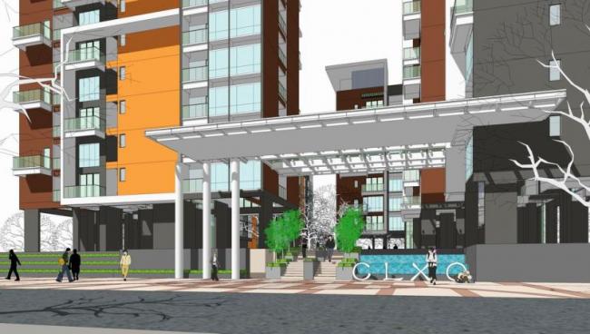 Sketchup住宅模型|高层住宅，小区，居住建筑，现代风格