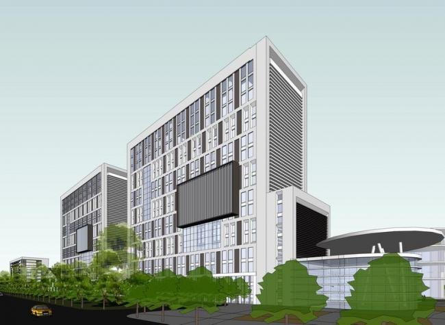 Sketchup住宅模型|多层公寓，居住建筑，现代风格