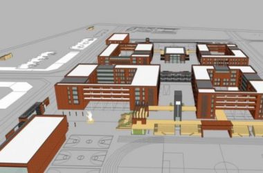Sketchup学校模型|多层学校中学，校园，现代风格，教育建筑-BIM建筑网