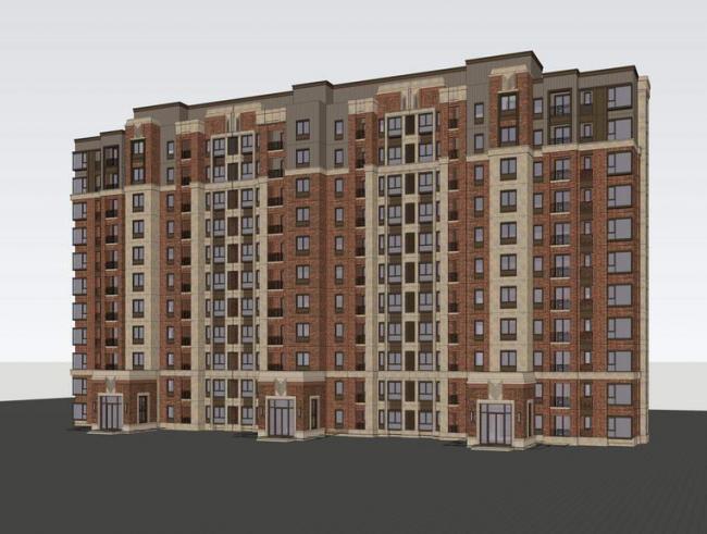 Sketchup住宅模型|小高层住宅，古典风格，英式风格，居住建筑