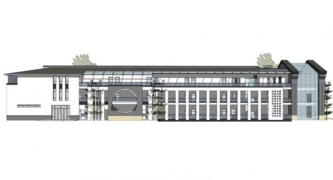 Sketchup酒店模型|多层酒店，中式风格