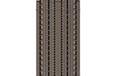 Sketchup住宅模型|高层住宅，居住建筑，古典风格，ArtDeco风格-BIM建筑网