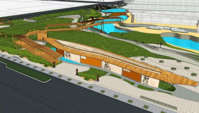 Sketchup文化模型|多层南京大剧院，现代风格，文化建筑