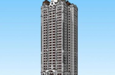 Sketchup住宅模型|古典风格，高层住宅，居住建筑-BIM建筑网