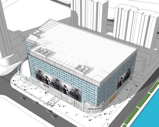 Sketchup商业模型|多层商业购物中心，现代风格