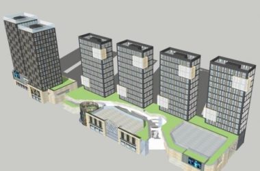 Sketchup住宅模型|高层公寓，现代风格，居住建筑-BIM建筑网