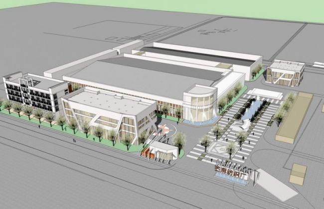 Sketchu工业厂房|多层厂房厂区，工业建筑，现代风格