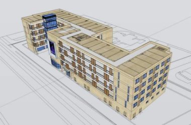 Sketchup办公模型|多层办公楼，现代风格-BIM建筑网