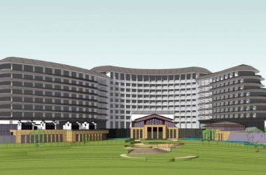 Sketchup酒店模型|高层酒店，新中式风格-BIM建筑网