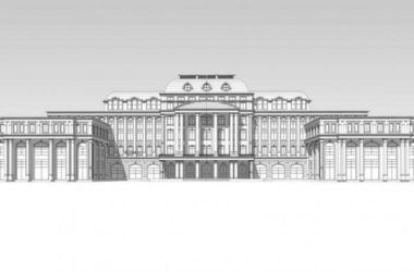 Sketchup办公模型|多层外事大楼，办公建筑，法式风格，古典风格-BIM建筑网