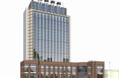 Sketchup办公模型|高层办公楼，现代风格-BIM建筑网