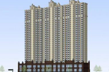 Sketchup住宅模型|高层住宅，居住建筑，现代风格-BIM建筑网