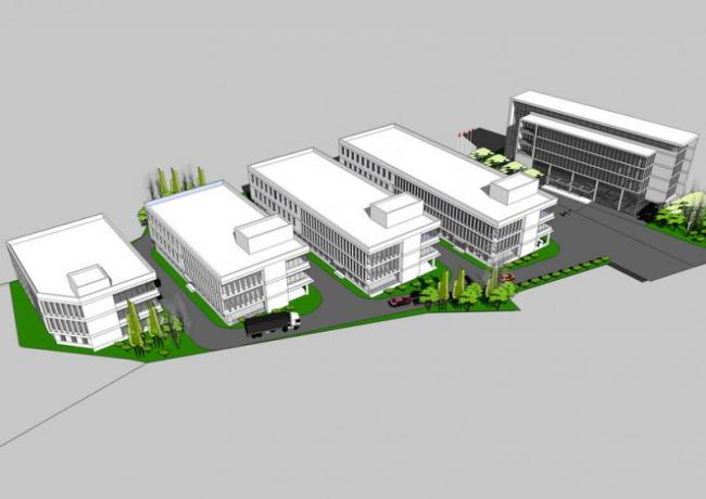 Sketchu工业厂房|多层厂房，厂区，工业建筑，现代风格