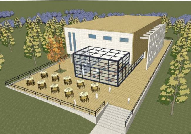 Sketchup商业模型|多层会所，商业建筑，现代风格