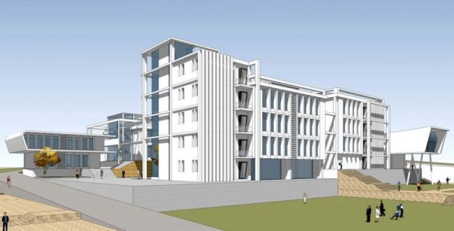 Sketchup办公模型|多层小型办公楼，现代风格