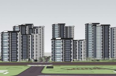 Sketchup住宅模型|高层住宅小区，居住建筑，新中式风格-BIM建筑网