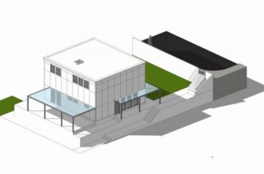 Sketchup住宅模型|格罗皮乌斯住宅，多层住宅，现代风格，居住建筑-BIM建筑网