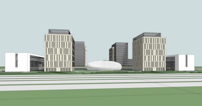 Sketchu工业厂房|多层产业园，工业建筑，现代风格