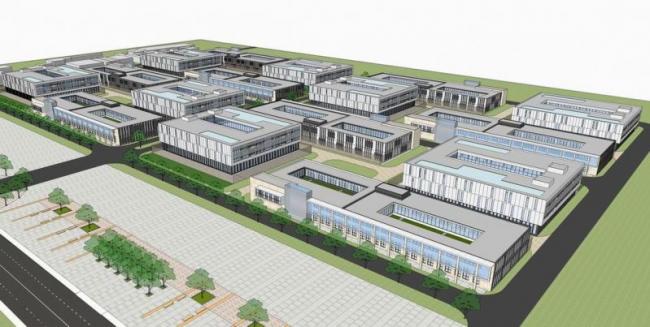 Sketchu工业厂房|多层工业园，现代风格，厂房厂区，产业园