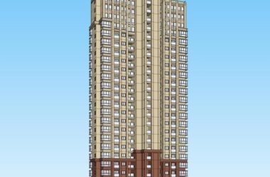 Sketchup住宅模型|高层住宅，新古典风格，居住建筑-BIM建筑网