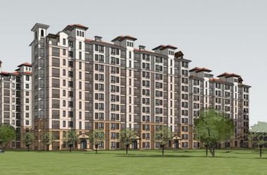 Sketchup住宅模型|高层住宅小区，居住建筑，西班牙风格，古典风格-BIM建筑网