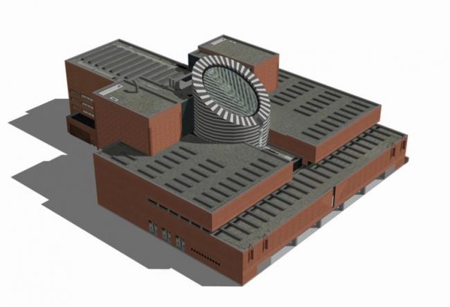 Sketchup文化模型|马里奥博塔旧金山博物馆，现代风格，文化建筑