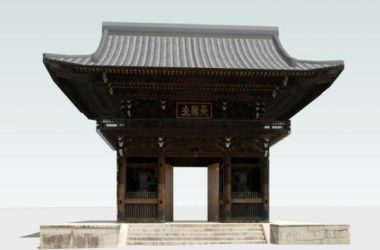 Sketchup小品模型|中式牌坊，小品，古建-BIM建筑网