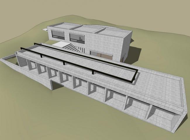 Sketchup住宅模型|ANDO Koshino house，多层住宅，居住建筑，现代风格