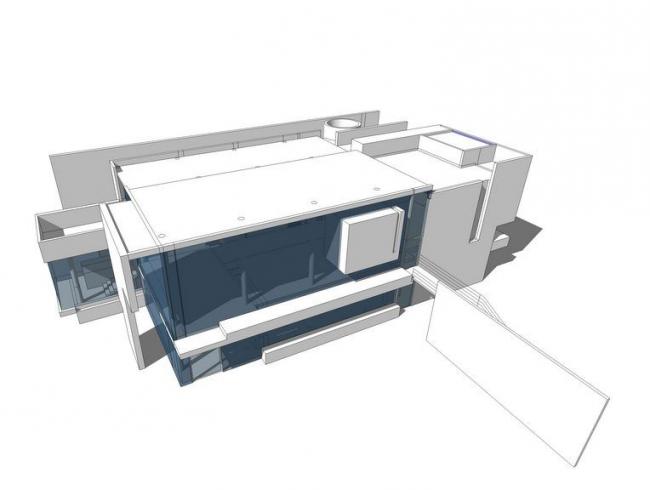 Sketchup住宅模型|Rachofsky House，多层住宅，居住建筑，现代风格