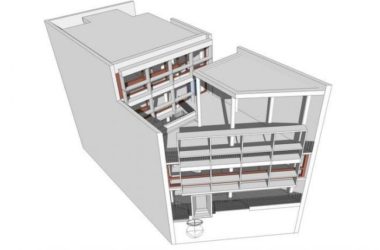Sketchup住宅模型|多层住宅，居住建筑，现代风格，LC-CURUTCHET-BIM建筑网