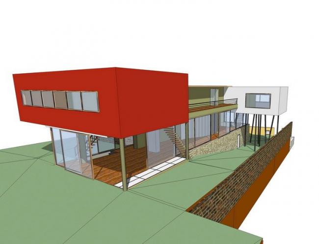 Sketchup住宅模型|多层住宅，居住建筑，现代风格，大师Villa Dall