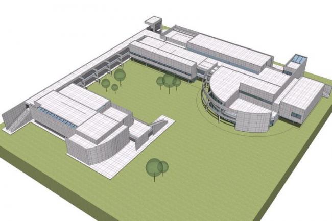 Sketchup住宅模型|Weishaupt Forum，多层住宅，居住建筑，现代风格