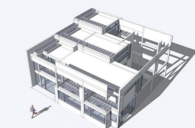 Sketchup住宅模型|埃森曼住宅，多层住宅，居住建筑，现代风格-BIM建筑网